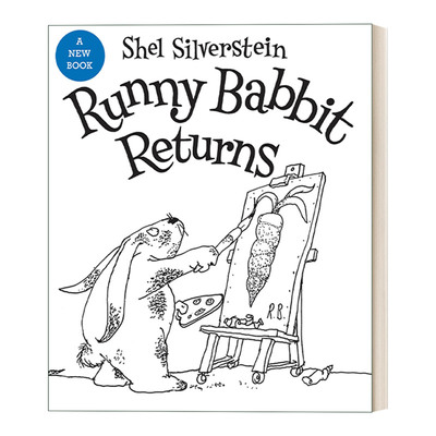 英文原版绘本 Runny Babbit Returns 尼巴子兔回来了 谢尔希尔弗斯坦 精装绘本 英文版 进口英语原版书籍