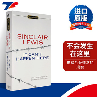 书 讽刺小说 Cant 经典 诺贝尔文学奖及普利策奖得主辛克莱刘易斯作品 反乌托邦小说 英文原版 Here Happen 不会发生在这里