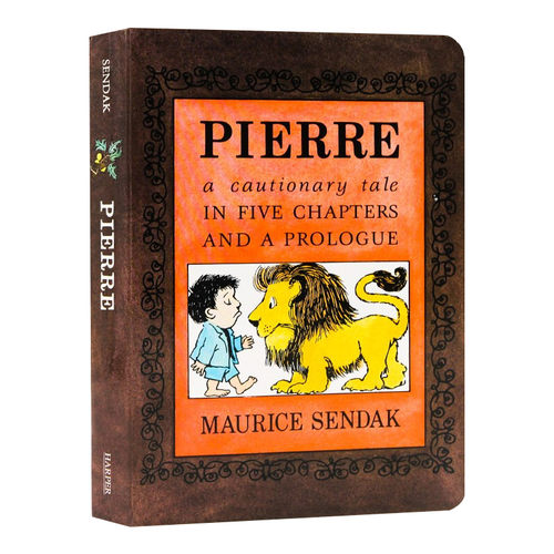 Pierre Board Book 皮埃尔寓言故事 Sendak桑达克纸板书 廖彩杏书单韵文绘本进口原版英文书籍