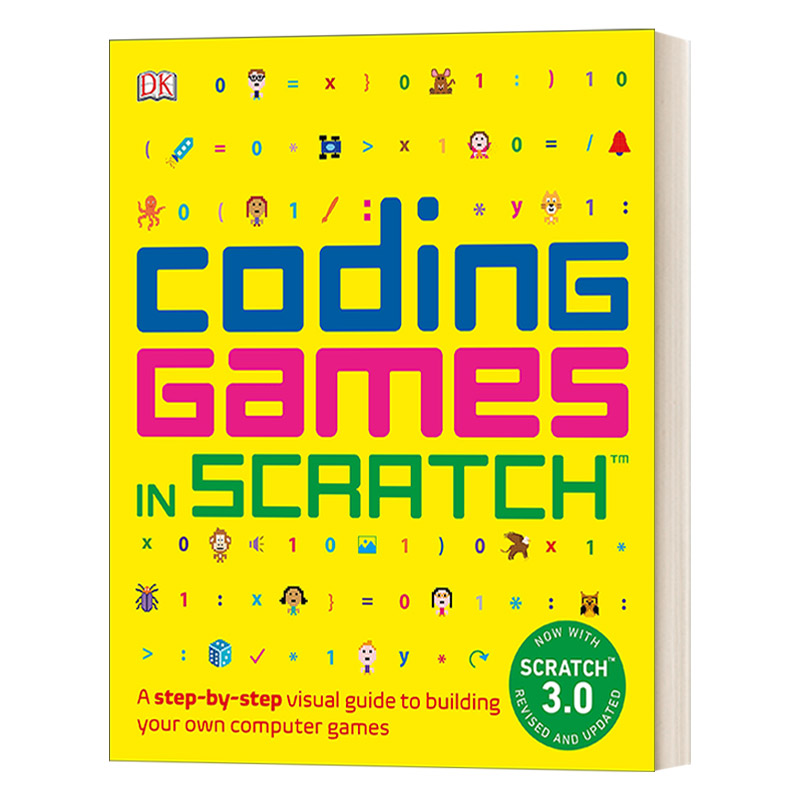 英文原版 Coding Games in Scratch Computer Coding for Kids DK儿童编程 用Scratch写游戏 图解指南 英文版 进口英语原版书籍