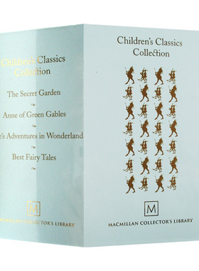 经典儿童文学精装收藏4册 英文原版书 Children's Classics Collection 绿山墙的安妮 安徒生童话 秘密花园 英语青少年读物