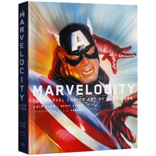 英文原版 蜘蛛侠 艾利克斯罗斯 Marvelocity 进口英语书籍 Ross 漫威都市 全彩 书 漫威漫画艺术 美国队长 钢铁侠 DC漫画 Alex 精装