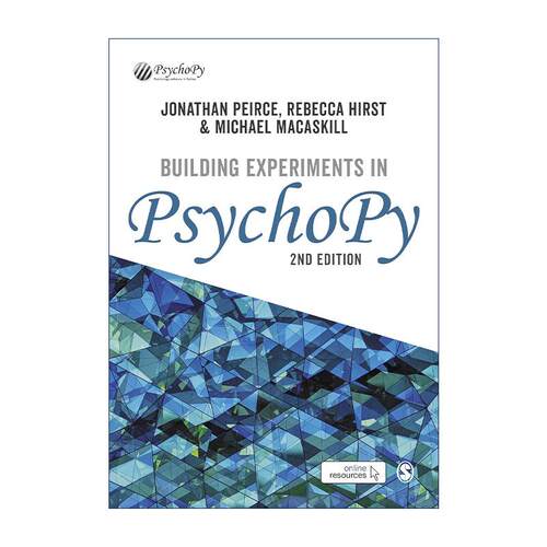 英文原版 Building Experiments in PsychoPy 实验编程 PsychoPy从入门到精通 英文版 进口英语原版书籍