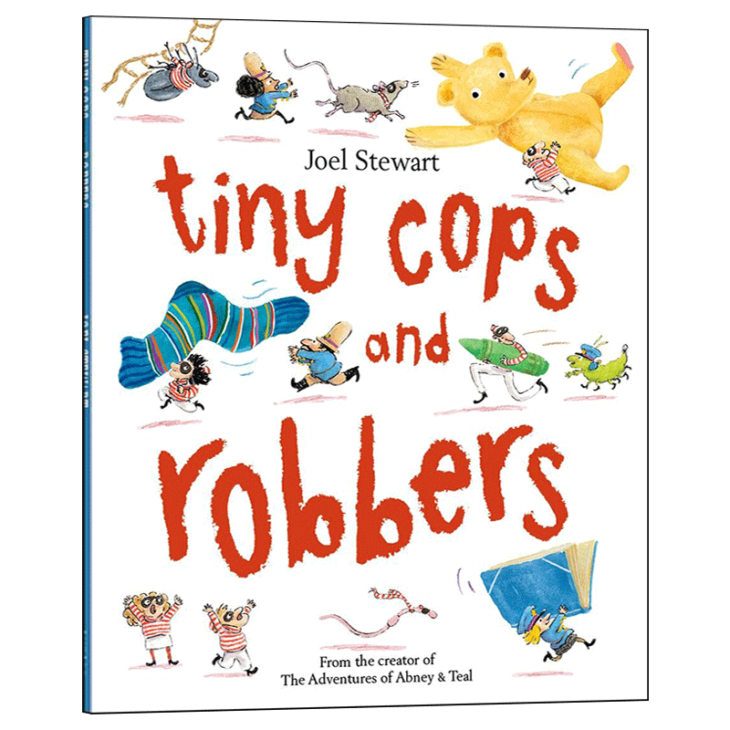 Tiny Cops and Robbers小警察和小劫匪进口原版英文书籍