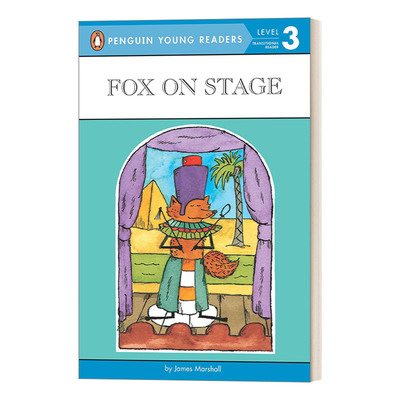 英文原版Fox on Stage Penguin Young Readers  Level 3 舞台上的狐狸 企鹅青少分级阅读3级 汪培珽第三阶段分级读物 英文版进口书