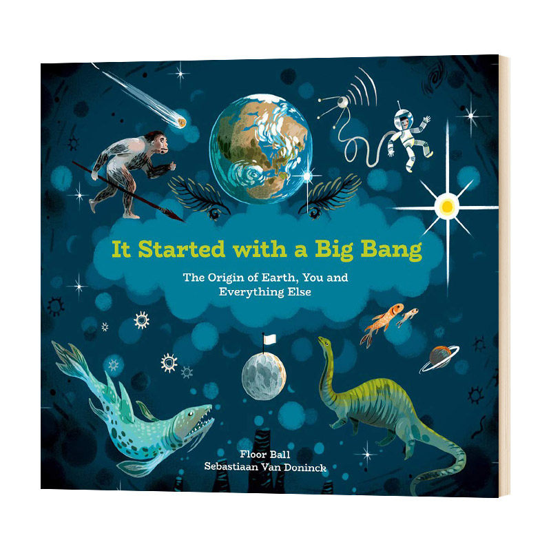 It Started with a Big Bang 大爆炸起源 精装绘本进口原版英文书籍