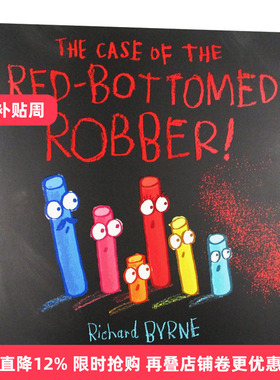 谁偷了我们的画 The Case of the Red Bottomed Robber 英文原版绘本  儿童英语启蒙故事图画书 亲子共读