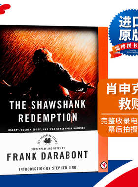 肖申克的救赎 The Shawshank Redemption 英文原版 文学书 电影原著剧本幕后花絮