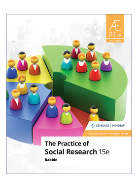 英文原版 The Practice of Social Research 社会研究方法 第15版 艾尔巴比 Earl R. Babbie 英文版 进口英语原版书籍