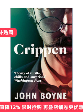 英文原版 Crippen 克里平 约翰·伯恩畅销历史悬疑小说 穿条纹衣服的男孩作者 英文版 进口英语原版书籍