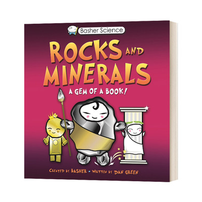 英文原版 Basher Science Rocks and Minerals 世界上最酷最酷的科学书第1辑 岩石和矿物质 英文版 进口英语原版书籍