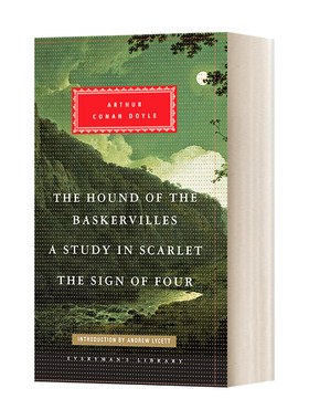 英文原版小说 The Hound of the Baskervilles Study in Scarlet The Sign of Four 福尔摩斯探案 Everyman 英文版 进口英语书籍