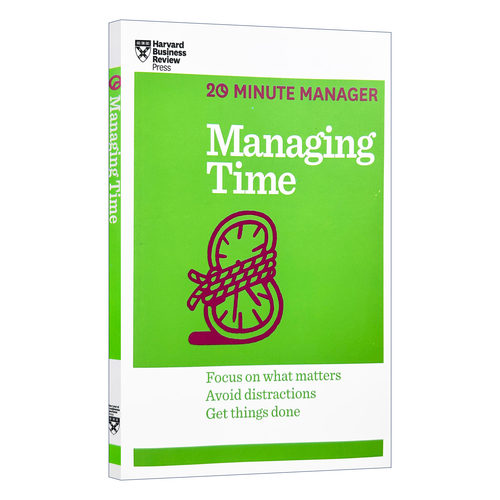 英文原版 Managing Time HBR 20-Minute Manager Series 时间管理 哈佛商业评论二十分钟管理丛书系列 英文版 进口英语原版书籍