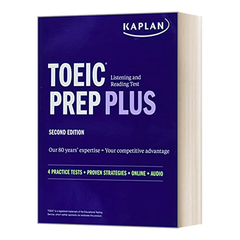 英文原版 Toeic Listening And Reading Test Prep Plus 托业听力和阅读考试预备+ 英文版 进口英语原版书籍