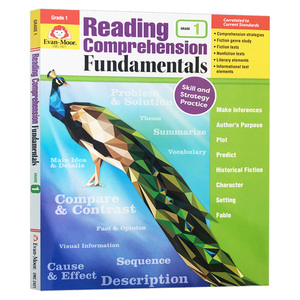 阅读理解基础强化练习 一年级 Reading Comprehension Fundamentals Grade 1 英文原版教辅书 小学1年级英语阅读练习册 Evan Moor