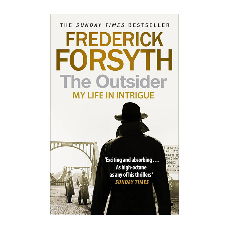 英文原版 The Outsider 局外人 弗雷德里克·福赛思回忆录 畅销惊悚小说家 英文版 进口英语原版书籍