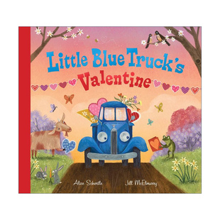 Little Blue Truck's Valentine 蓝色小卡车情人节 纸板书进口原版英文书籍