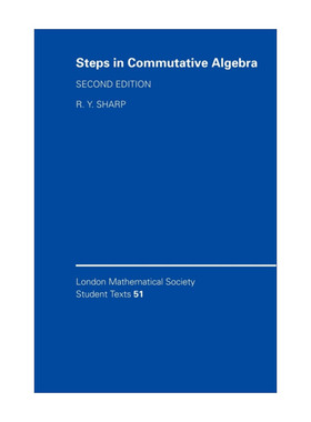 Steps in Commutative Algebra 交换代数入门教学 伦敦数学会学生文本系列进口英文原版书籍