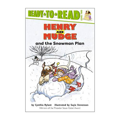 英文原版 Henry and Mudge and the Snowman Plan 亨利和玛吉 准备读分级读物 Ready to Read Level 2 英文版 进口英语原版书籍