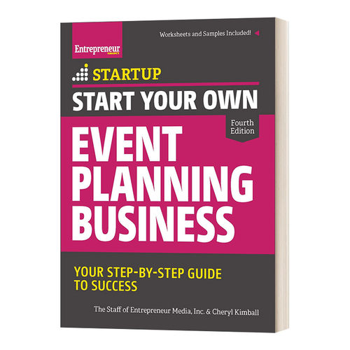 英文原版 Start Your Own Event Planning Business 开始自己的商业活动策划 你一步一步的成功指南 第四版 英文版 进口英语书籍