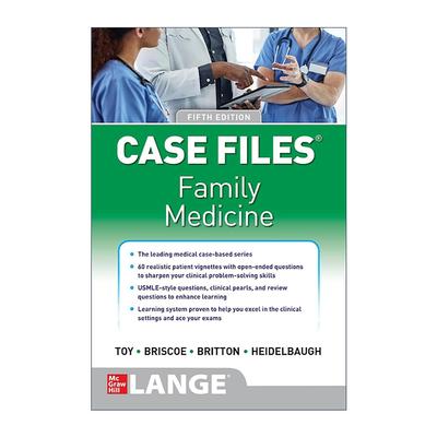 英文原版 Case Files Family Medicine 家庭医学案例集 第5版 英文版 进口英语原版书籍