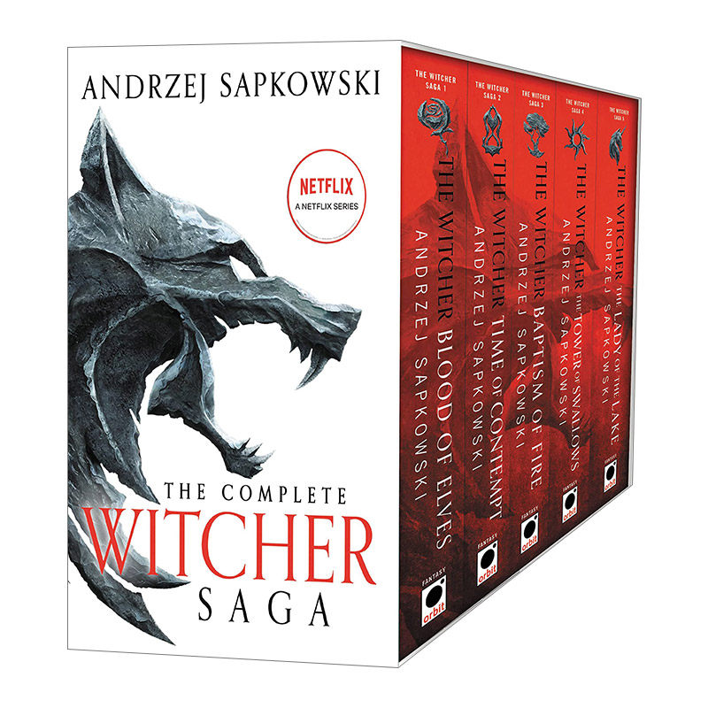 英文原版The Witcher Boxed Set 猎魔人5册全集盒装进口书籍