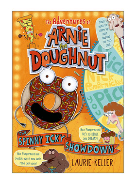 英文原版 The Spinny Icky Showdown: The Adventures of Arnie the Doughnut 甜甜圈阿尼的冒险 章节书 英文版 进口英语原版书籍