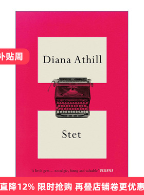 Stet 原句保留 戴安娜·阿西尔编辑生涯回忆录进口原版英文书籍