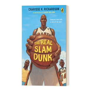 灌篮 Richardson The 真正 Slam 英文版 Charisse 8岁 进口英语原版 篮球 Dunk 社交 Real 英文原版 书籍 儿童绘本
