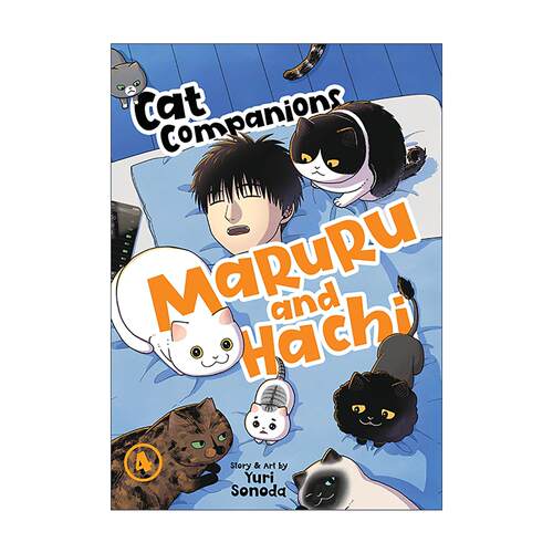 英文原版 Cat Companions Maruru and Hachi Vol.4结伴猫 路路和小八 卷四 治愈漫画 园田友里 流浪猫的街头生活 进口英语原版书籍