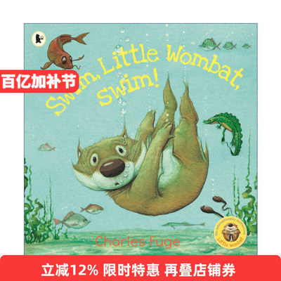 Swim, Little Wombat, Swim! 树袋熊 游起来 儿童动物绘本进口原版英文书籍