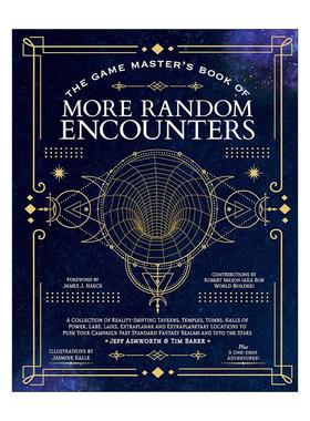 英文原版 The Game Master's Book of More Random Encounters 游戏大师 随机冒险续集 带随机NPC生成器 精装 进口英语原版书籍