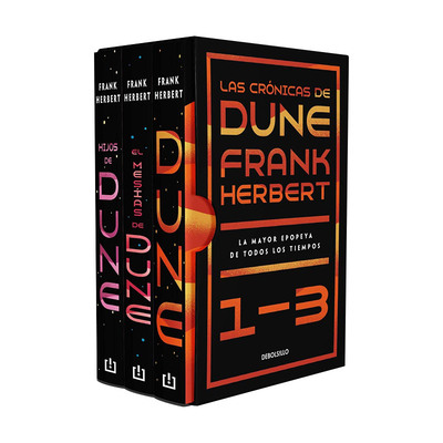 原版 Estuche Las crónicas de Dune 沙丘1-3 西班牙语版盒装套装 Dune Saga 3-Book Boxed Set 小说 Frank Herbert进口原版书籍