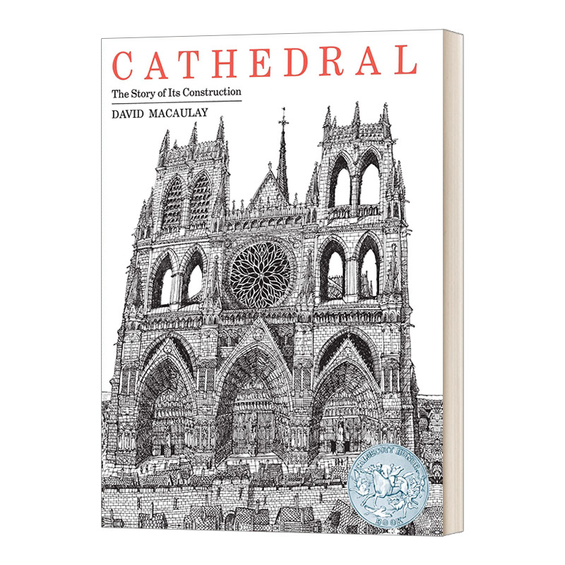 英文原版 Cathedral 教堂 凯迪克奖作者大卫麦考利 古建筑 进口原版英文书籍