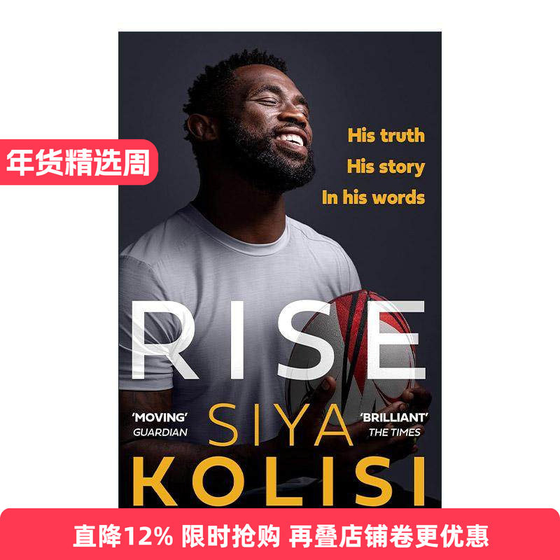 英文原版 Rise 希亚·克里希自传 南非橄榄球运动员 英文版 进口英语原版书籍