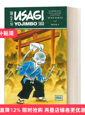 英文原版 Usagi Yojimbo Saga Volume 3 Second Edition 兔子武士第3卷 第二版 Stan Sakai 英文版 进口英语原版书籍