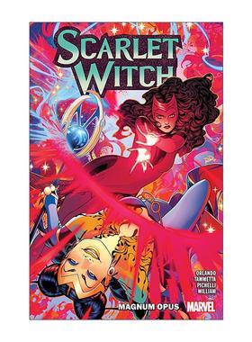 英文原版 Scarlet Witch by Steve Orlando Vol. 2 Magnum Opus 绯红女巫 卷二 杰作 漫威漫画 X战警 英文版 进口英语原版书籍
