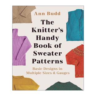英文原版 The Knitter's Handy Book of Sweater Patterns 编织者的毛衣样式手册 多种尺寸和规格的基本设计 针织指南 英文版