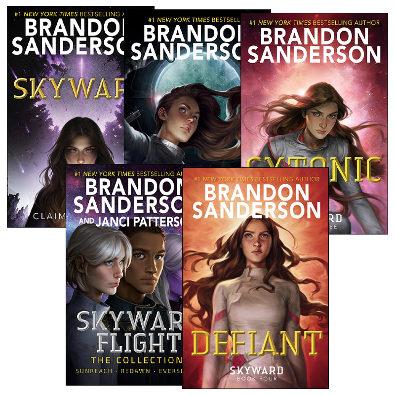 英文原版 Skyward 天防者系列5册 青少年科幻小说 审判者传奇作者Brandon Sanderson 英文版 进口英语原版书籍