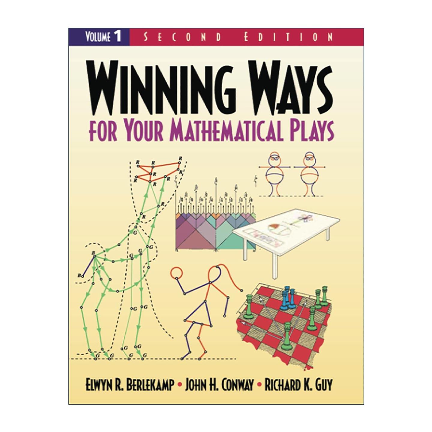 英文原版 Winning Ways for Your Mathematical Plays 稳操胜券卷一 数学科学家埃尔温·伯利坎普 约翰·康威 博弈论 英文版