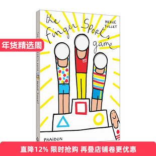 英文原版 The Finger Sports Game 法国艺术家埃尔维 杜莱儿童艺术启蒙绘本Herve Tullet 精装 英文版 进口英语原版书籍