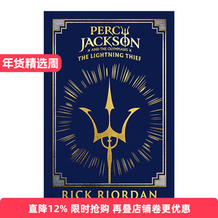 英文原版 Percy Jackson and the Olympians The Lightning Thief 波西·杰克逊与神火之盗 精装插画布面收藏版 进口英语原版书籍