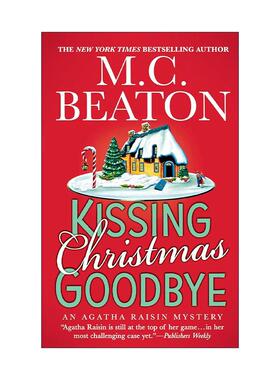 英文原版 Kissing Christmas Goodbye 圣诞吻别 阿加莎·瑞森探案集 英文版 进口英语原版书籍