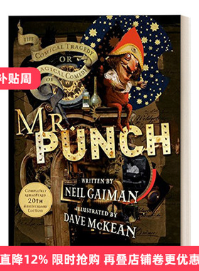 英文原版小说 The Comical Tragedy or Tragical Comedy of Mr Punch 彭趣先生的悲喜剧 木偶故事 尼尔·盖曼 英文版 进口书