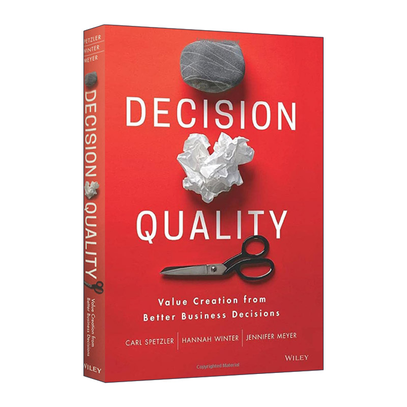 英文原版 Decision Quality 斯坦福商业决策课 精装 英文版 进口英语原版书籍