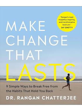 英文原版 Make Change That Lasts 做出持久的改变 9种摆脱阻碍你进步的习惯的简单方法 兰根·查特 英文版 进口英语原版书籍