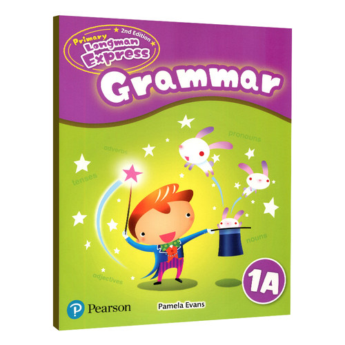英文原版 培生香港朗文小学英语教材 Primary Longman Express 1A grammar  一年级上学期 语法练习册 第二版朗文快车PLE 英文版