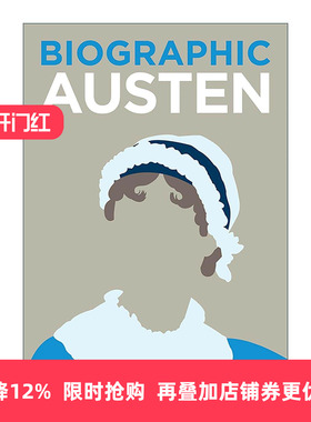 英文原版 Biographic Austen 简奥斯汀 英国文学家作家 信息图表式精装名人传记 英文版 进口英语原版书籍