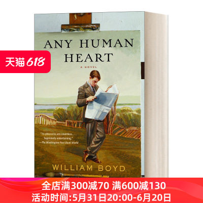 英文原版 Any Human Heart 赤子之心 凡人之心 洛根·蒙斯图尔特的私密日记 William Boyd威廉·博伊德 英文版 进口英语原版书籍