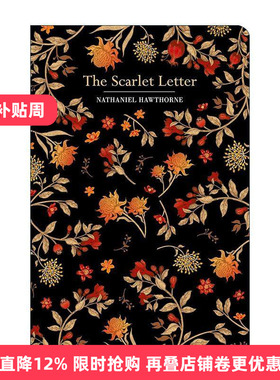 英文原版 The Scarlet Letter 红字 霍桑 浮雕封面高颜值装帧设计 精装 Chiltern Classic 英文版 进口英语原版书籍